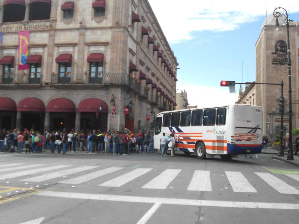 Manifestación normalistas centro