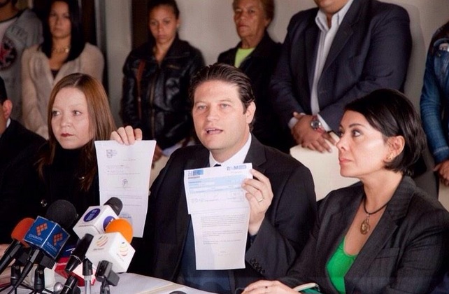 Alfonso Martínez y diputados del PAN denuncia contra dirigente Miguel Ángel Chávez