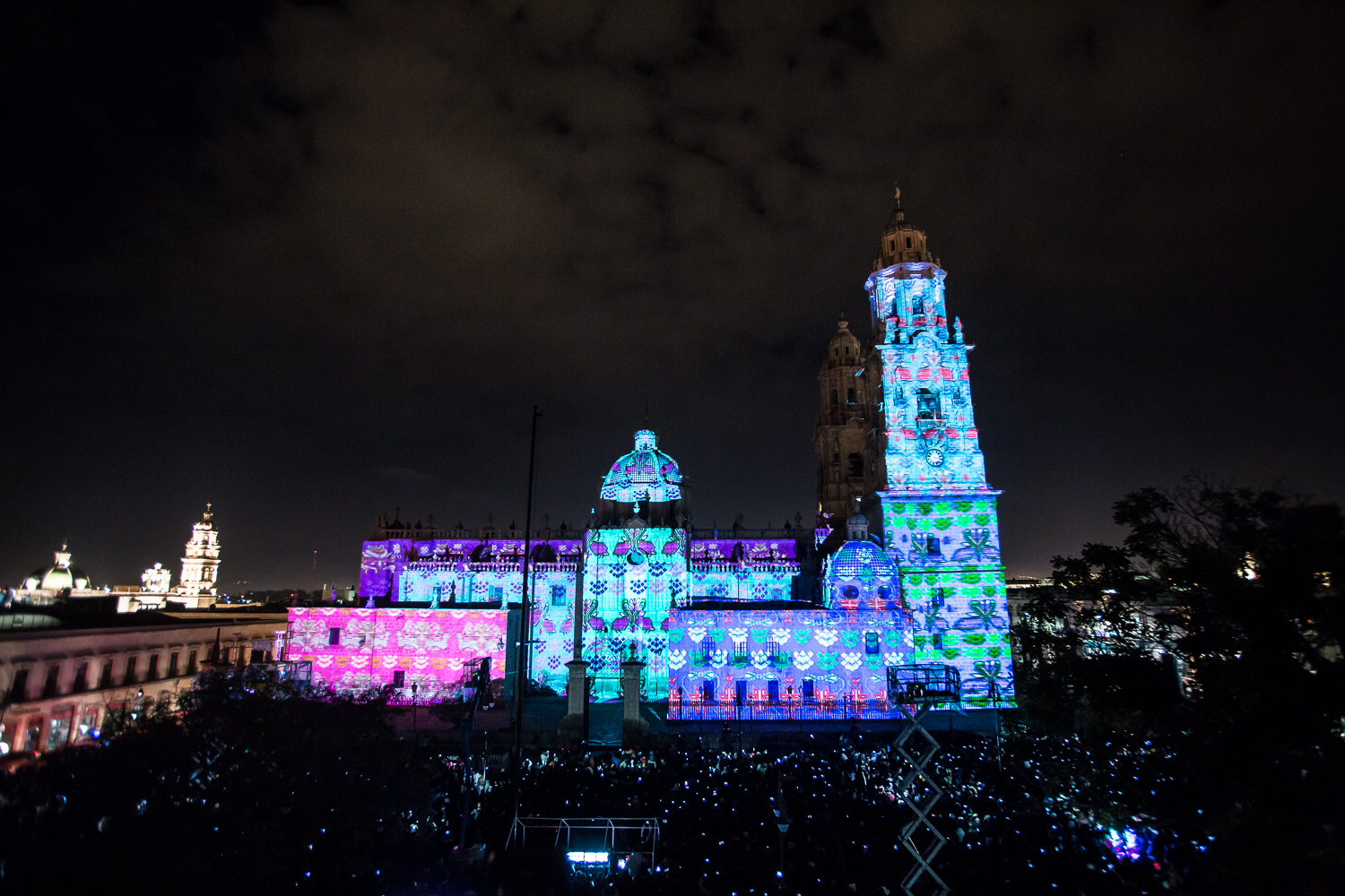 Mapping en la Catedral de Morelia Festival de Música