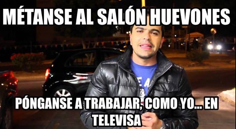 Meme conductor televisa