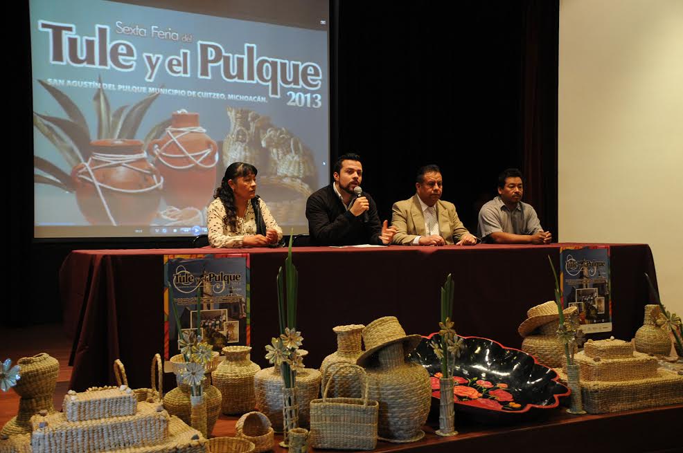 Pulque y tule feria rueda de prensa