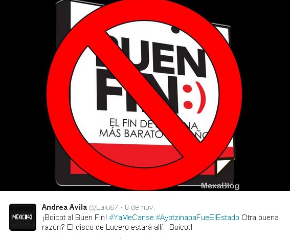 boicot el buen fin tuit