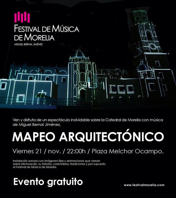 catedral de morelia mapeo fimm