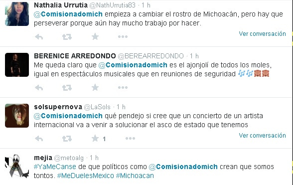 comisionado castillo ricky martin tuits negativos