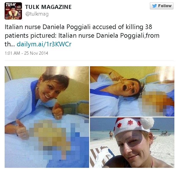 enfermera italiana fotos muertos