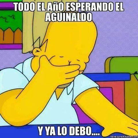 homero simpson aguinaldo