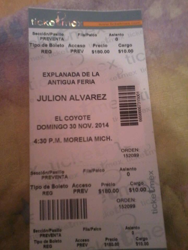 julión alvarez en Morelia