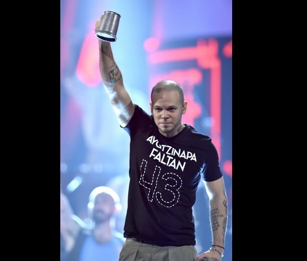 latin gramys rene calle 13 ayotzinapa