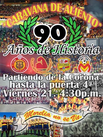 monarcas morelia caravana 90 años