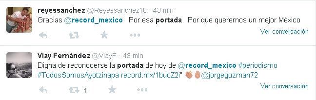 normalistas diario record tuits congrats 2