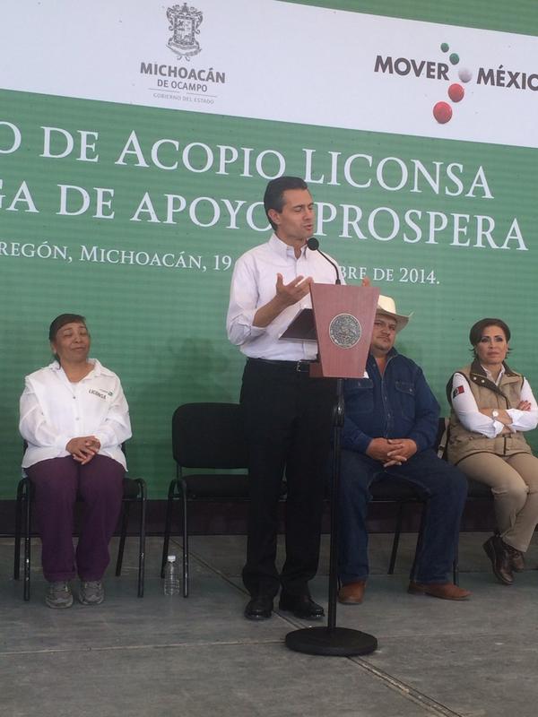 peña nieto en michoacán