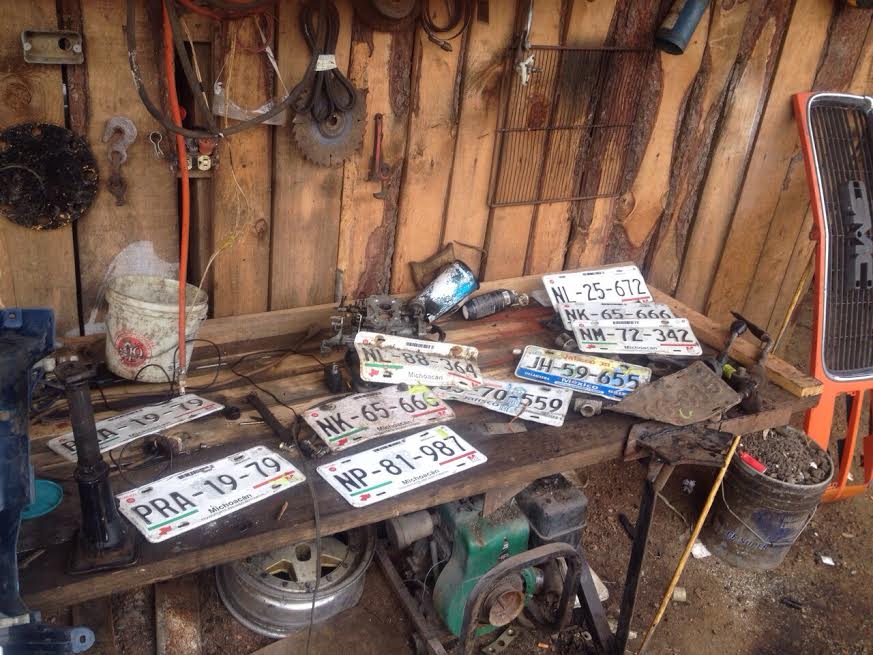 placas taller autos robados Morelia