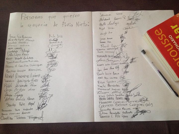 proyecto sofia niña recaba firmas renuncia peña nieto