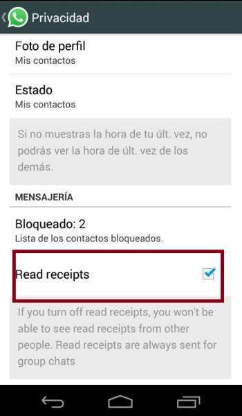 whatsapp desactivar palomitas leido 3