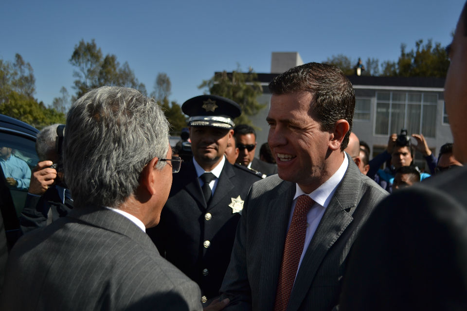 Comisionado Alfredo Castillo Carlos Hugo Castellanos SSP y Salvador Jara