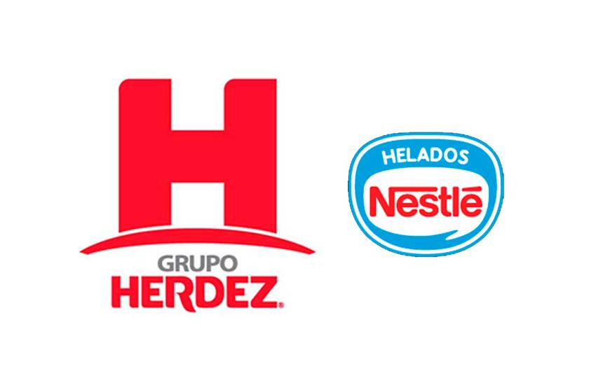 Grupo Herdez y Helados Nestlé logos