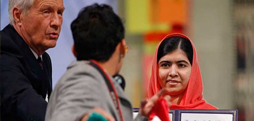 Malala premiación Nobel de la Paz Adán Cortés