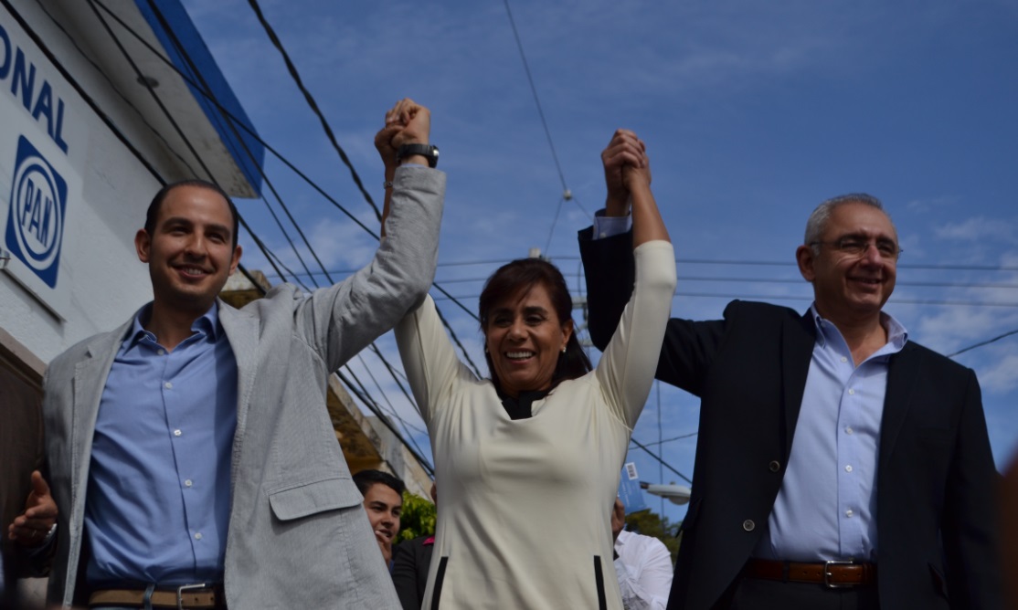 Marko Cortés, Cocoa Calderón y Salvador Vega