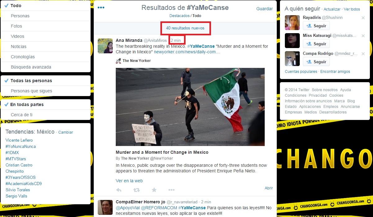 Ya me cansé