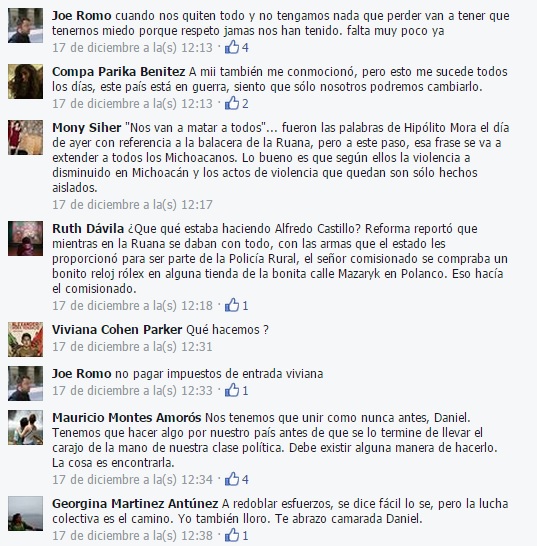 comisionado castillo giménez cacho carta coments