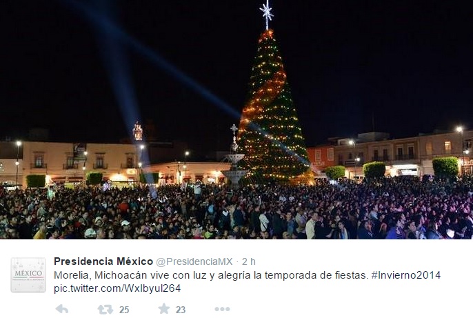 feliz navidad presidencia de la república morelia