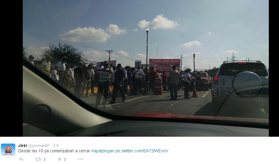 fuerzas rurales bloqueo apatzingan 14 dic