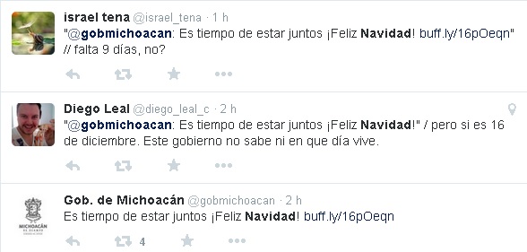 gobierno de michoacán feliz navidad reacciones
