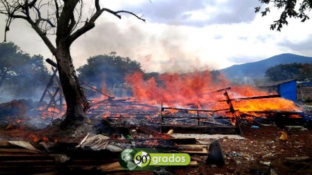 incendio paracaidistas Morelia Villa Magna