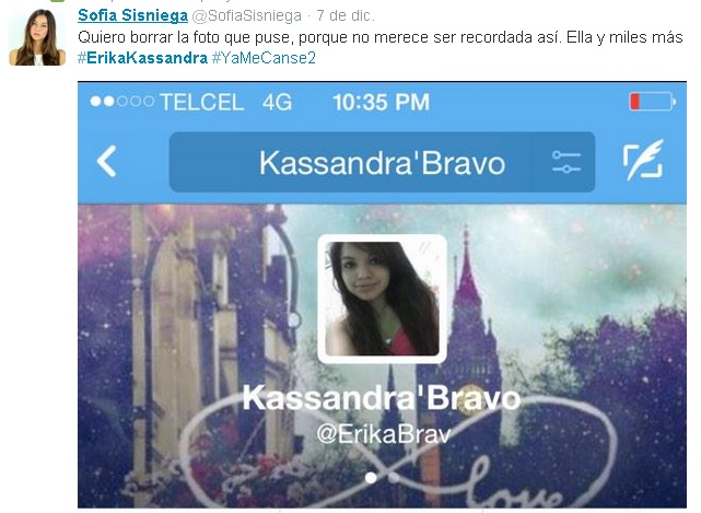 kassandra 2 tuit sofia sisniega