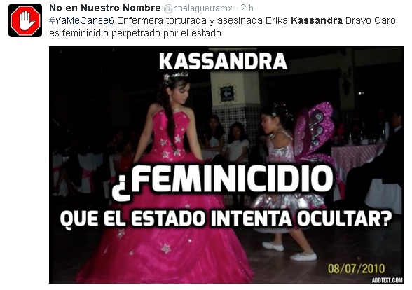 kassandra meme feminicidio de estado