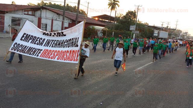 marcha de Lázaro Cárdenas a Morelia