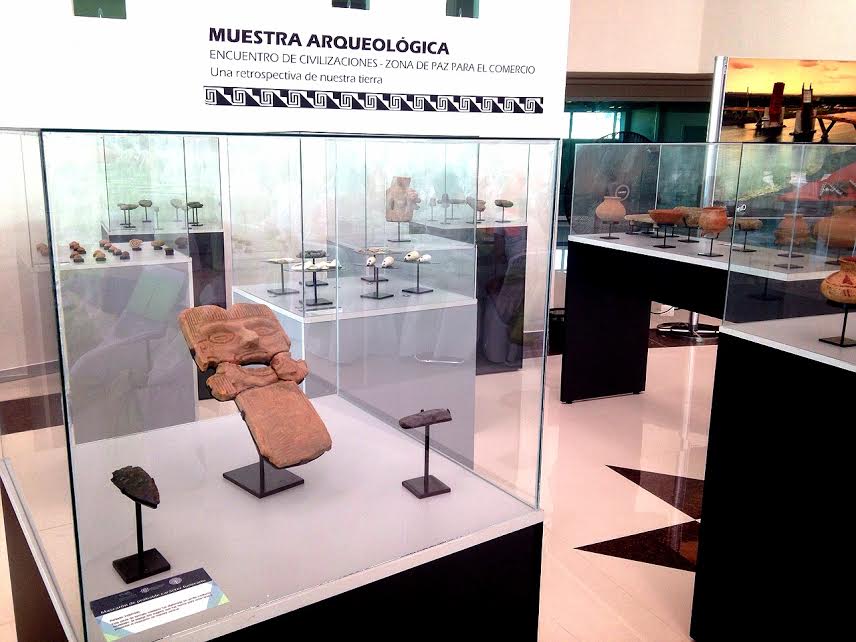 muestra arqueológica Lázaro Cárdenas