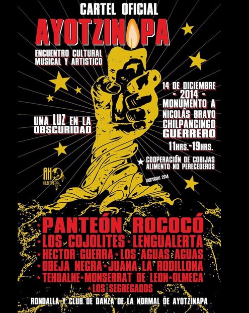 panteón rococo cártel ayotzinapa