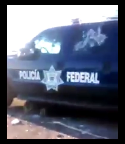papa pitufo ataque vs patrulla policia federal