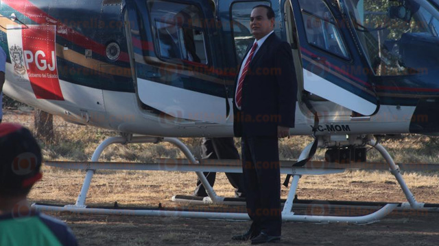 procurador José Martín Godoy PGJE en Buenavista esperando a El Americano