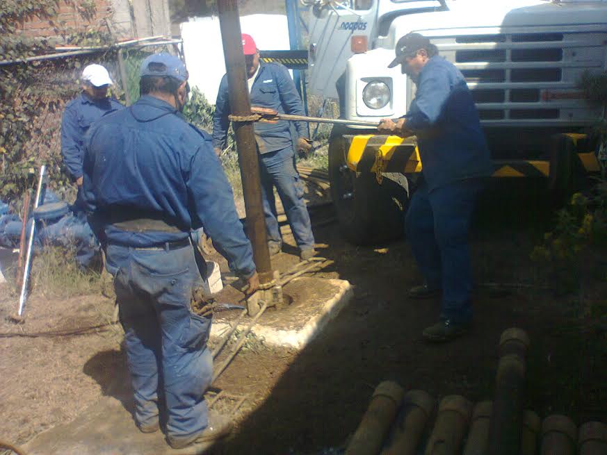 OOAPAS reparación pozo