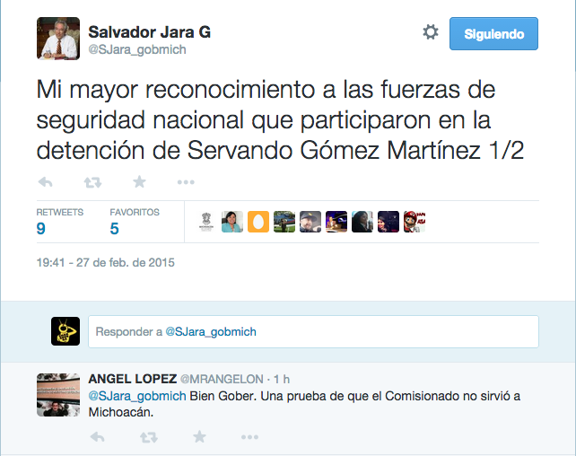 Salvador Jara Felicita A Fuerzas Federales Que Participaron En La Detención De 'La Tuta'