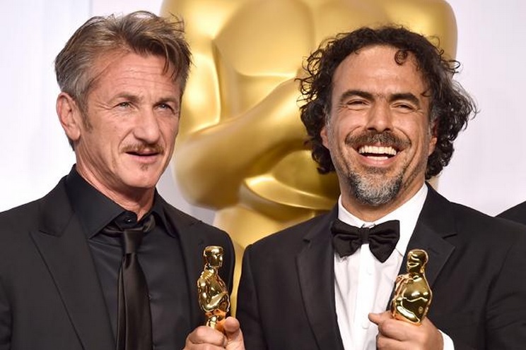 Sean Penn y Alejandro González Iñárritu Oscar 2015