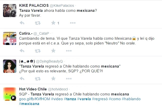 actriz chilena bullying mexicana tuits 2