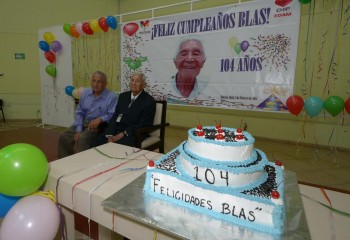 cumpleaños señor Blas 104 años de edad Morelia