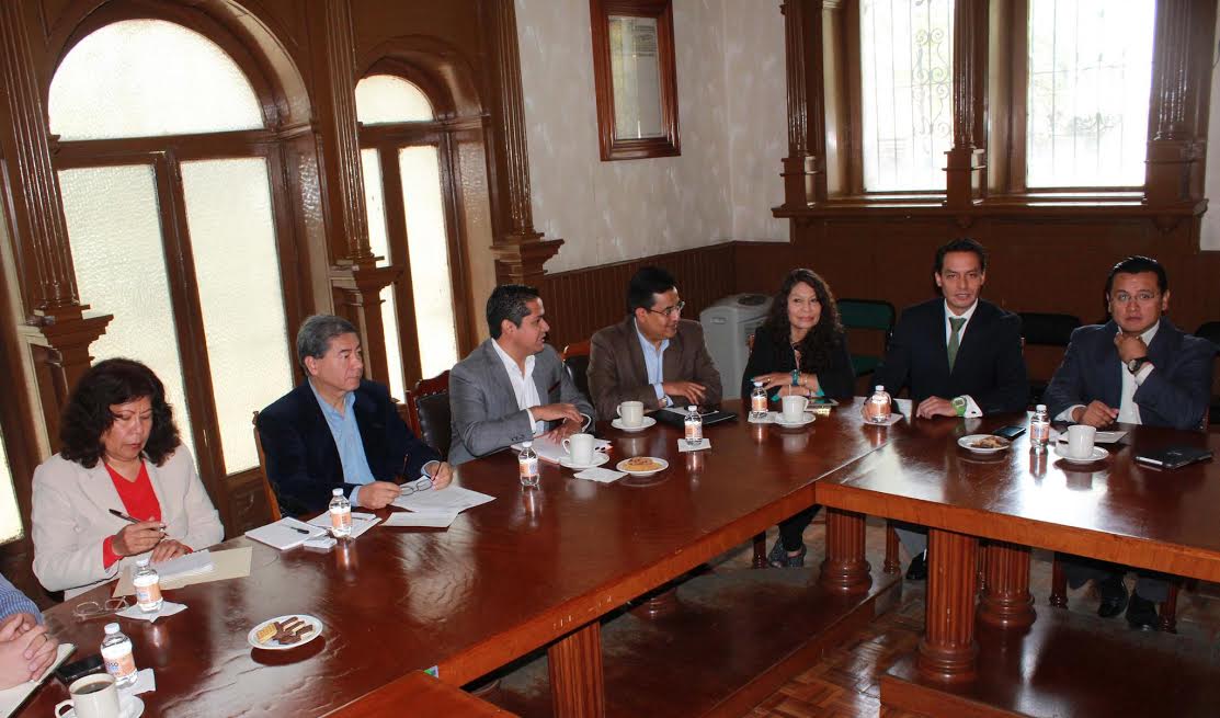 líderes partidos Michoacán PAN, MC, PRD Michoacán reunión gobierno