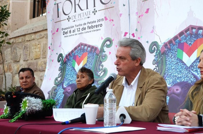 secretario de Turismo municipal, Armando Enrique Rivera Ruiz rueda de prensa toritos de petates