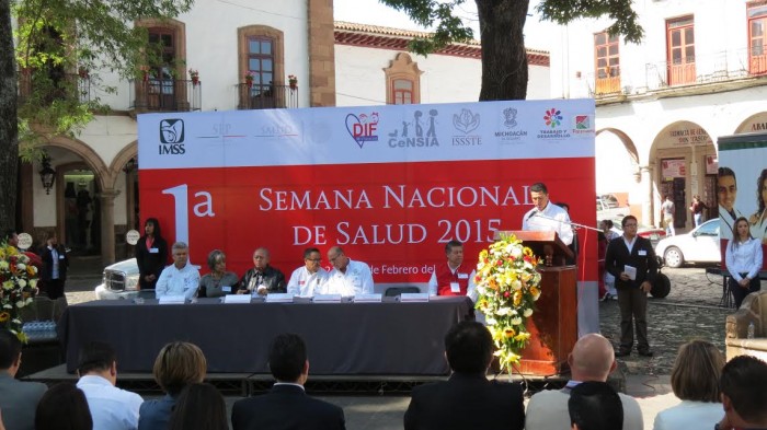 semana nacional de salud 2015 Pátzcuaro