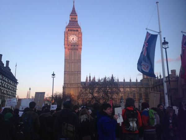 #EPNnotWelcome Peña Nieto en Inglaterra 03