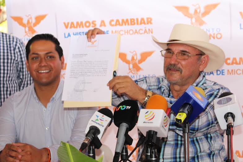 Hipólito Mora registro Movimiento Ciudadano La Ruana 3