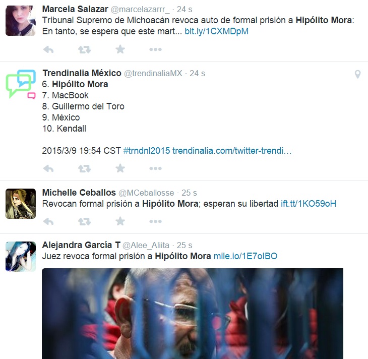 Hipólto Mora TT tuits