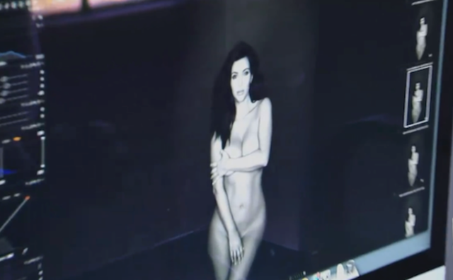 Kim Kardashian desnuda