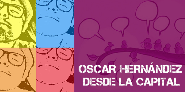 Oscar vive con su esposa, su biblioteca musical, su perro y su gato en el sur de la ciudad más guapachosa del hemisferio occidental.  Una extraña mezcla de hipster, Godinez, otaku y cargador de central de abastos, Oscar opina de casi todo, regularmente sólo para quejarse. A Oscar le gusta el post-rock, Haruki Murakami, los atardeceres, el Boing de tamarindo y -para su desgracia- todo lo que engorda, alcoholiza o es socialmente reprobable. Pero hey, se la pasa bastante bien. Su columna habla del acontecer económico, político, social y cultural del DF visto por un moreliano de corazón.