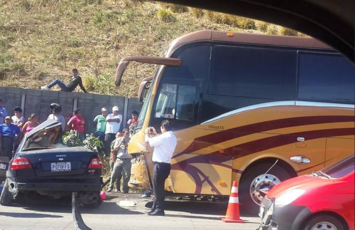 accidente autobús Banda el limón