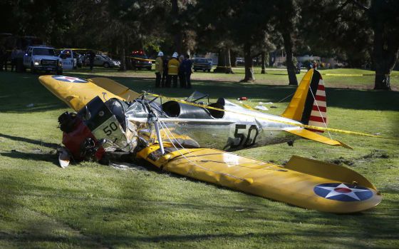 avioneta estrellada de harrison ford